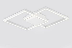 Потолочный светильник Nova Luce Bilbao Typ A, алюминий - 2 пламени - белый