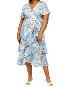 Платье Тани Тейлор Бриттани Tanya Taylor, синий