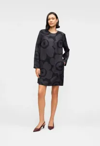 Hienous unikko платье дневное платье Marimekko, Black/Dark Grey
