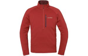 Флисовые толстовки мужские утепленные MONTBELL, rd красный