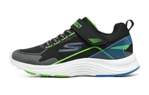 Детские кроссовки GS Low-top черные/зеленые Skechers, черный/зеленый