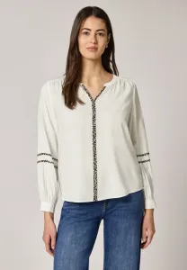 Топ mit с длинными рукавами и лентой Street One, Weiß