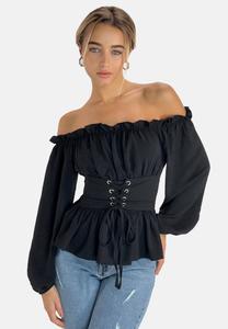 Блуза Elara Blouse, Schwarz/Black