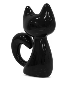 Фигурка в форме кошки Qeeboo, черный