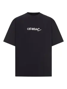 Футболка с логотипом в виде каракулей со стрелками OFF-WHITE, черный