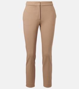 Пегно укороченные джерси брюки Max Mara, Noce