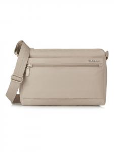 Сумка через плечо Inner City Eye с защитой RFID, 22 см, из бежевого кашемира Hedgren
