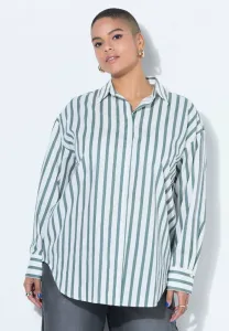 Блузка в полоску с пуговицами Studio Untold, Matt Green