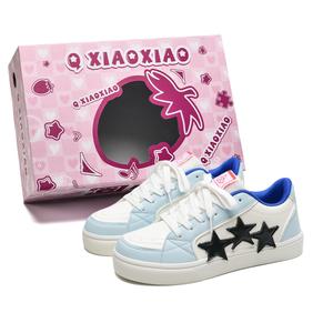 Circle small Скользоустойчивые легкие низкие повседневные кроссовки Unisex в коробке - лунно-голубой, цвет Moon Blue