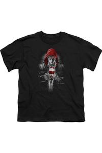 Футболка с коротким рукавом Superman Earth One для детей Gildan, черный