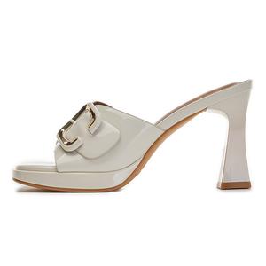 Женские сандалии Slide POOQ, бежевый