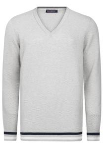 Свитер с v-образным вырезом Felix Hardy Sweater, светло-серый