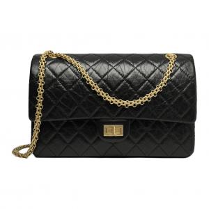 CHANEL Кожаная клатч через плечо миниатюрный женский черный