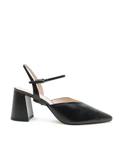 Женские черные тапочки Amal Customizable V Mule Alterre