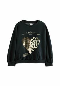 Толстовка Next Sweatshirt, Black Sequin Heart/Black