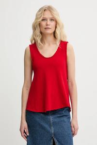 Хлопковый топ American Vintage, красный