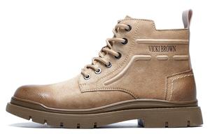 Мужские ботинки Cahhrrn X Martin Boot Men Beige Vicki Brown