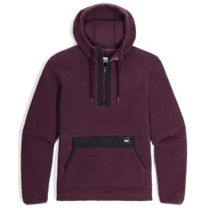 Серый флисовый пуловер с капюшоном - Для мужчин Outdoor Research, Amethyst