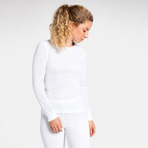 Unterwäscheoberteil рубашка с круглым вырезом теплая Odlo, белый