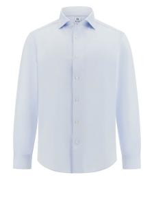 Рубашка на пуговицах классического кроя Boggi Milano, светло-синий