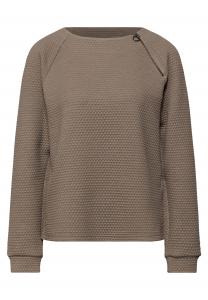 STREET ONE Лонгслив в коричневом цвете