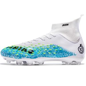 Футболка унисекс мид-топ белая луна/черный зеленый/зеленый/аква JKEM, черный зеленый-длинные шипы