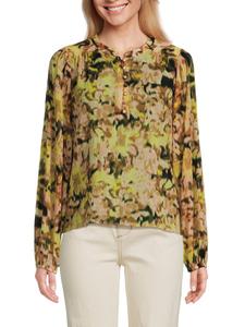Блузка с абстрактным принтом Миранда Tanya Taylor, цвет Citrine Multi