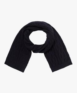 Шерстяной шарф крупной вязки