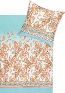 Комплект постельного белья Ateliers - трикотаж интерлок Mako Siena, цвет лазурный, размер 155x200+80x80 Estella