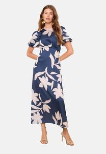 Платье Friends Like These Maxi dress, Navy Floral/Blue