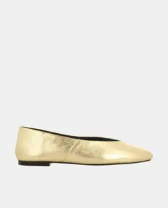 Балетки из кожи Gioseppo, золотой