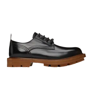 Кроссовки Alexander McQueen Shiny Derby Oxfords, черный