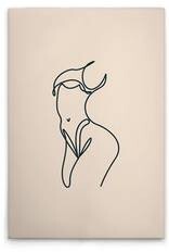 Картина на холсте A.S. Création Bodyline 2 цвет cremeschwarzbeige