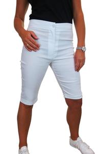 Шорты узкого кроя выше колена Paulo Due, белый