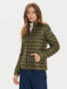 Пуховик узкого кроя Jott, зеленый
