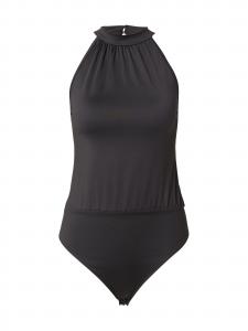 ABOUT YOU Боди-рубашка 'Eve' в черном цвете