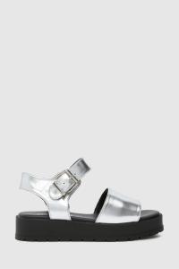 Серебристые массивные сандалии Mary Jane Trixie Schuh, серебряный