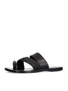 Сандалии с Т-образной перемычкой SACHA, черный