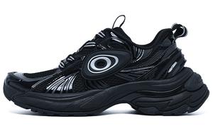 OLD ORDER Турбо GT нескользящие дышащие увеличивающие рост низкие массивные кроссовки унисекс чистый черный, цвет Pure Black