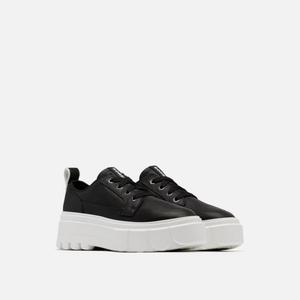 Женские черные кожаные туфли на платформе Sorel Caribou X NL5017-010 TF8202