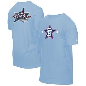 Мужская футболка light blue san francisco giants 2025 mlb all-star game workout New Era