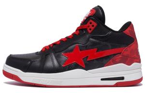 A BATHING APE Кроссовки Clutch Sta SK8 Mid-Top мужские черно-красные, цвет Black Red