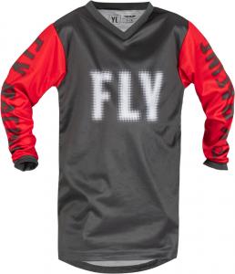 Детская мотокроссовая майка FLY Racing f-16, Grey/Red