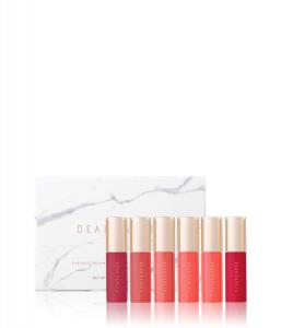 Набор для макияжа губ Dear Dahlia Paradise Dream Velvet Lip Mousse Mini 6 Set, PINK COLLECTION, 1 шт.