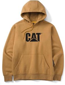 Толстовка мужская Caterpillar с вышитым логотипом CAT спереди, системой управления шнурками S3 и карманом-мешочком, Bronze Heather