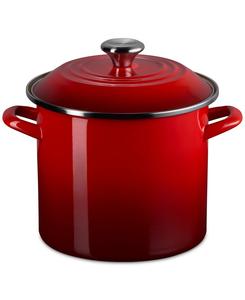 Эмалированная стальная кастрюля объемом 8 кварт (около 2,7 л) Le Creuset, цвет cerise