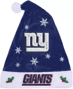 ФОКУС Взрослая шляпа Санты New York Giants FOCO