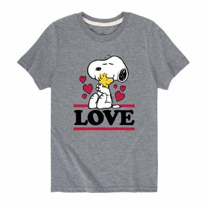 Футболка с рисунком Love Snoopy Woodstock для мальчиков 8–20 лет Licensed Character