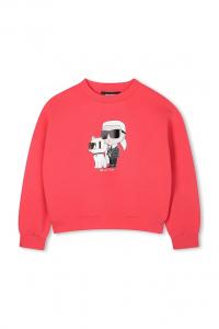 Детская толстовка Karl Lagerfeld, розовый