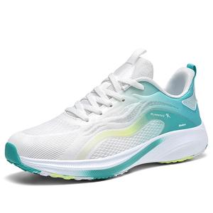 BAKE Мужские низкие повседневные кроссовки бело-зеленые, цвет White Green